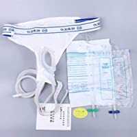 Colector de orina urinario femenino reutilizable Silicona Adultos Mujer Anciano Bolsa de orina Orinal con bolsas de…